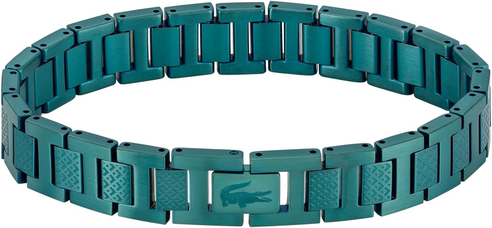 Lacoste Men'S METROPOLE Collection Link Bracelet Embellished with Petit Piqu&eacute; Pattern