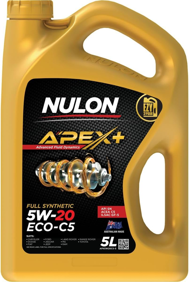 Nulon APEX+ 5W-20 ECO C5 Engine Oil 5L Full Synthetic APX5W20C5-5