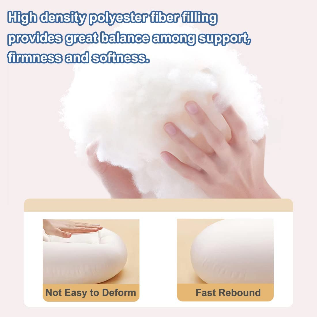 Body Pillow for Adults, Bolster Pillow with Removable Velvet Cover, Long round Cervical Roll Pillow, 47&rdquo; X 7.87&rdquo;, Grey image number 2