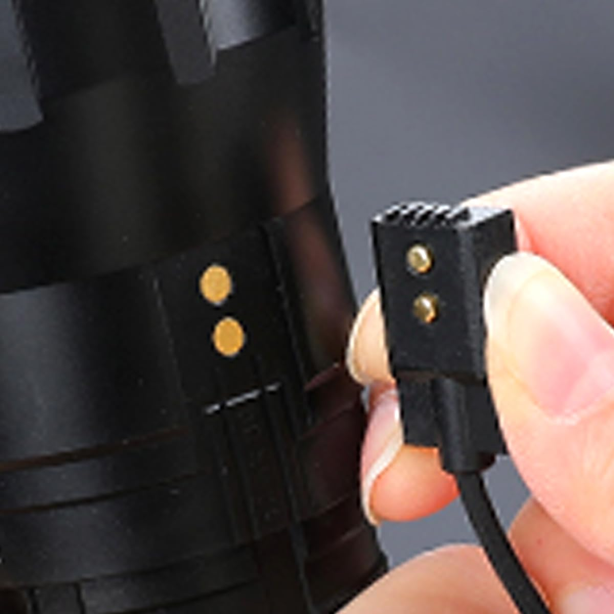 IMALENT Flashlight Accessories Universal Magnetic Charging Cable for LD70 LD10 R60C MS08 RS50 MS06 RT90 Handheld Torche [ 1Pcs in a Pack ] image number 4