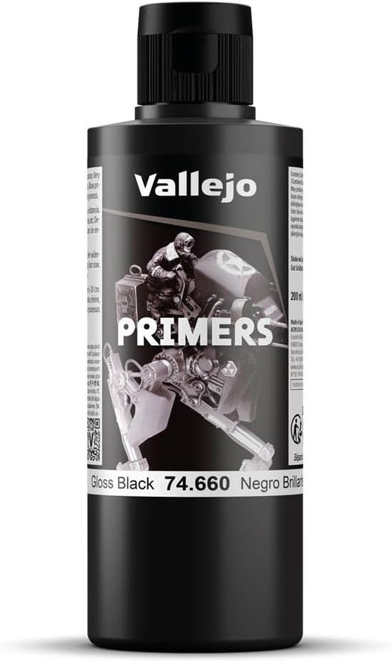 Vallejo 73660 Gloss Black Primer 60Ml image number 4