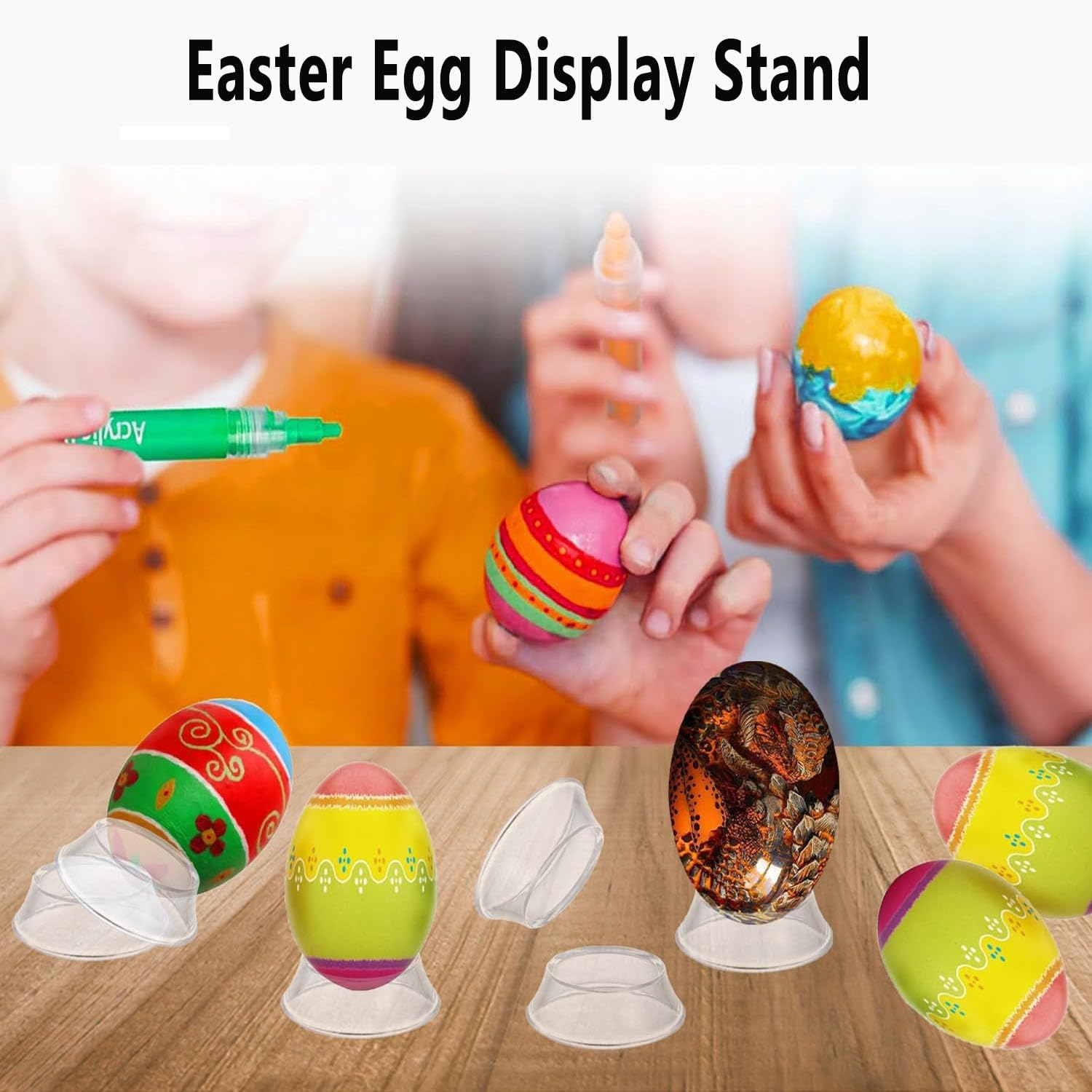 10Pcs Clear Baseball Stand,Clear Ball Stand Holder,Sports Ball Display Rack,Round Baseball Stands Display Holders for Golf Ball Softball Baseball Tennis Ball image number 5