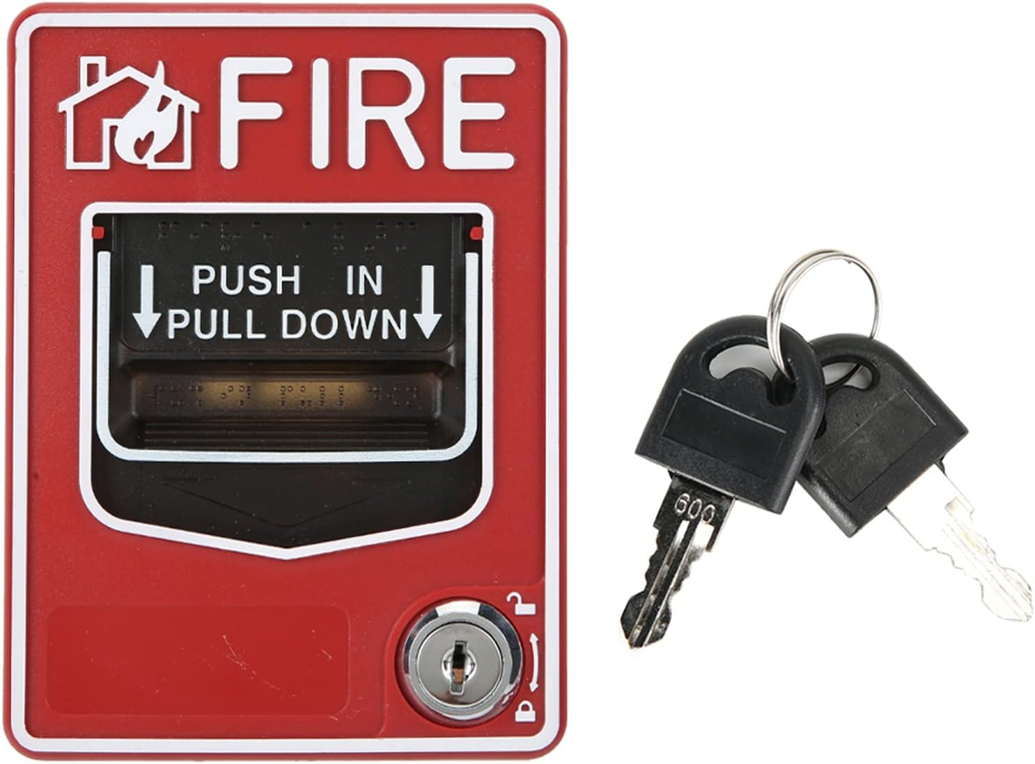 Manual Fire Pull Station, 9-28VDC Manual Call Point No Condensation Safety Multiple for Remind People to Escape the Fire image number 5