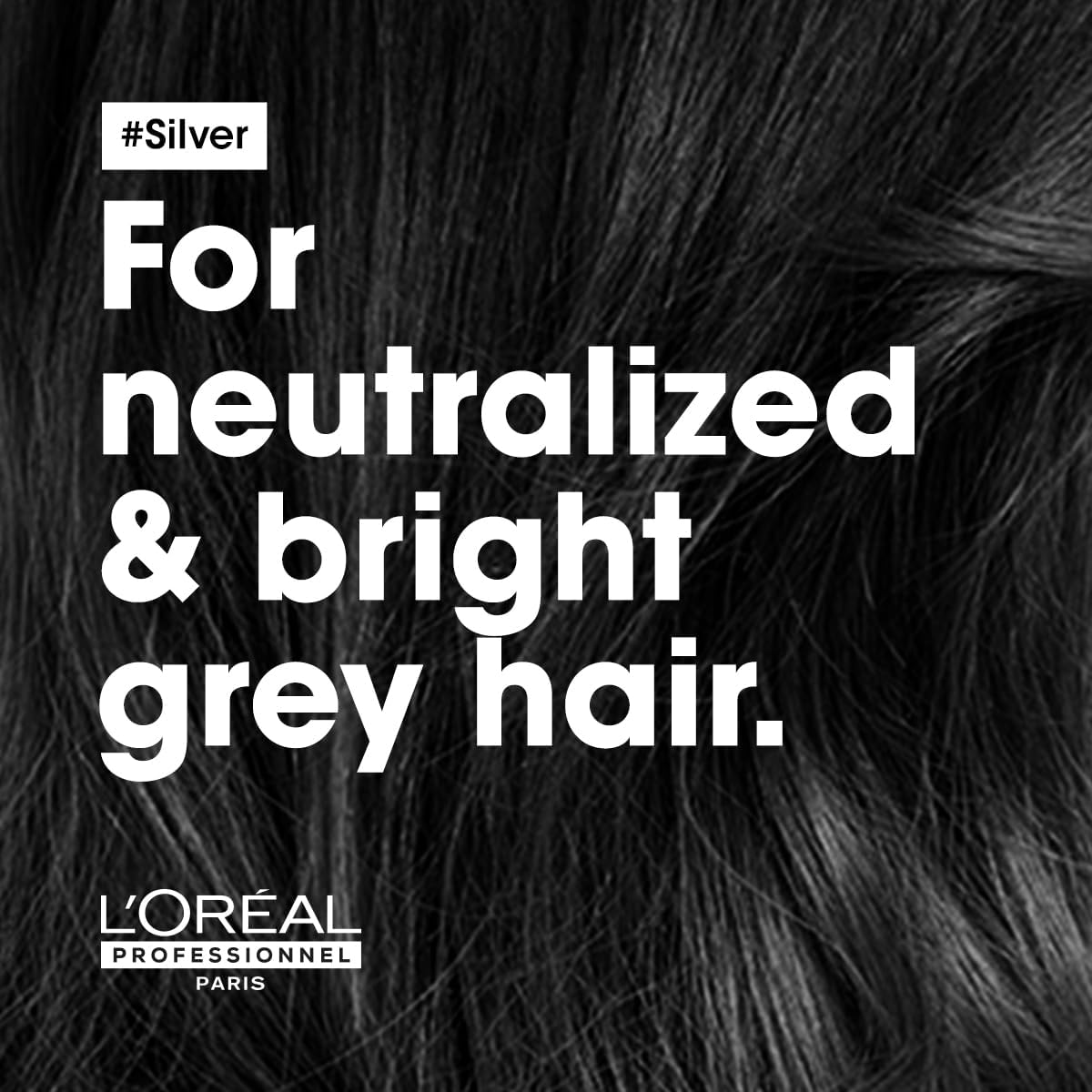 L'Or&eacute;al Professionnel Anti-Yellowing Hair Shampoo for White, Grey & Bleached Hair, Purple Pigments, Series Expert, Silver Shampoo, 300 Ml image number 2