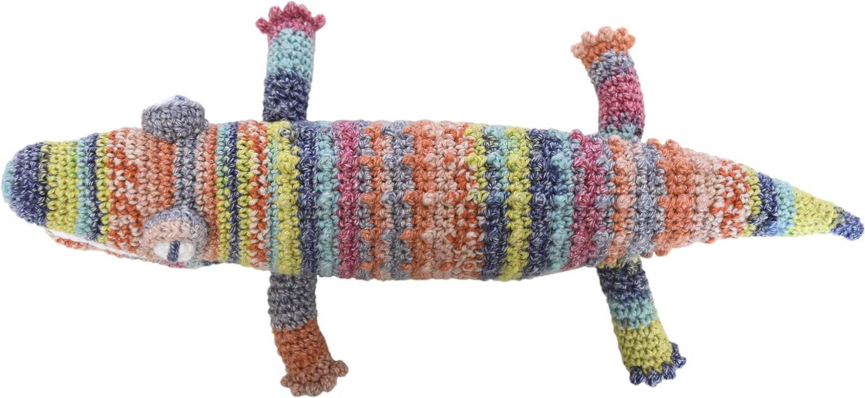 NASKA HT-19 Hand Knitting Kit, Mason the Crocodile, Tiered Color image number 4