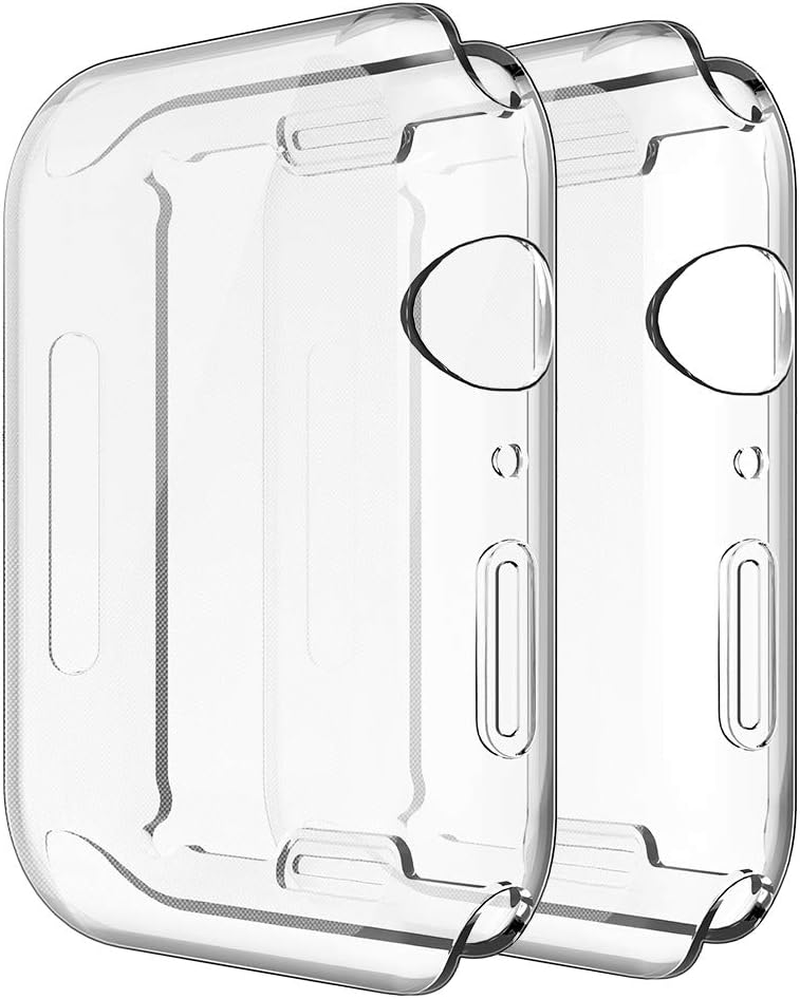 Simpeak 2PACK Soft Screen Protector Case Compatible with Apple Watch Series 10(42Mm 46Mm) Series 9 Ultra 8 7(41Mm 45Mm 49Mm) Series 6 SE 5 4(40Mm 44Mm) Series 3 2(38Mm 42Mm),Clear (40Mm) image number 5