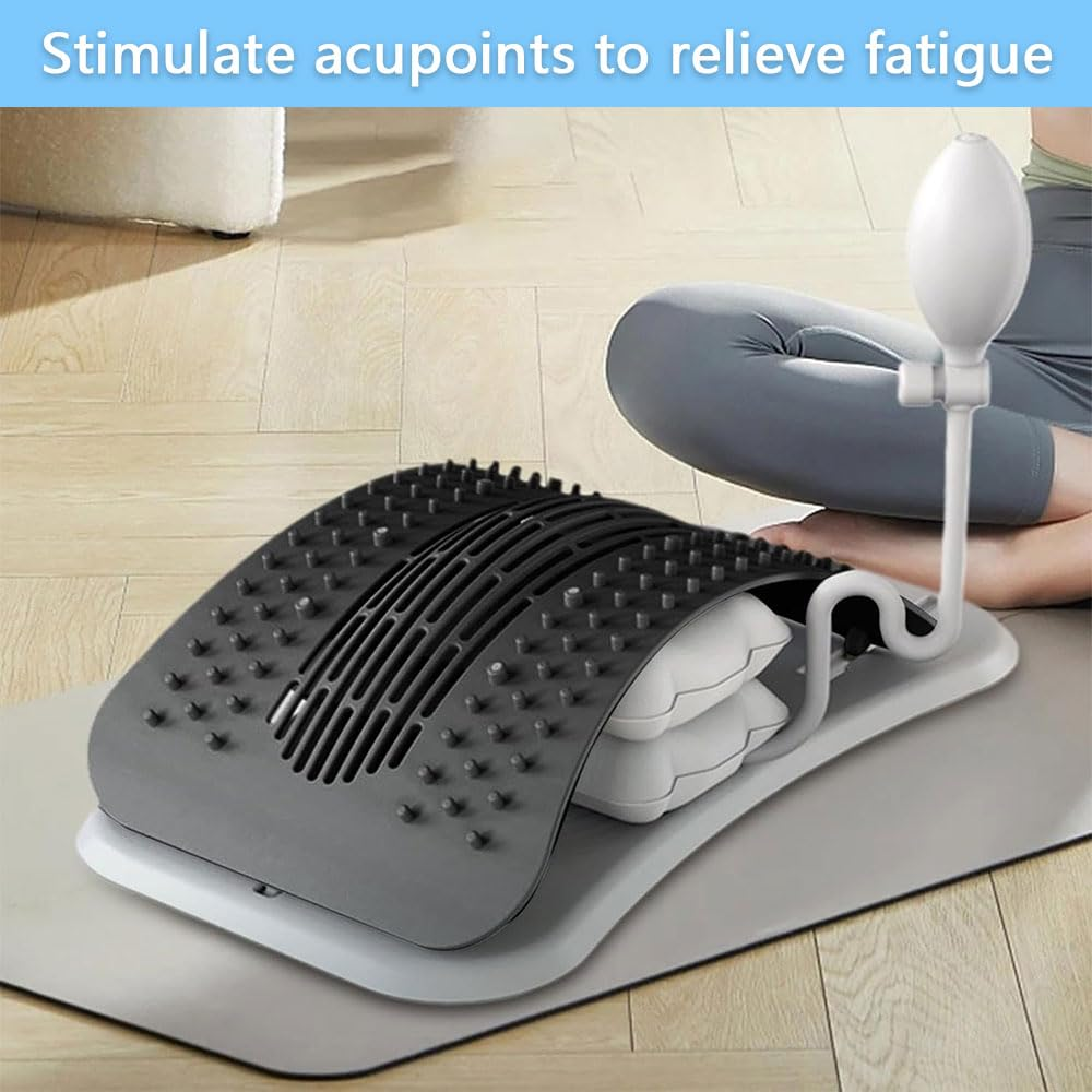 Lumbar Reliever,Back Stretcher,Lumbar Spine Correction Tool,Spinal Stretcher,Body Massager,For Back Massager and Spinal Decompression,Prevention Scoliosis
