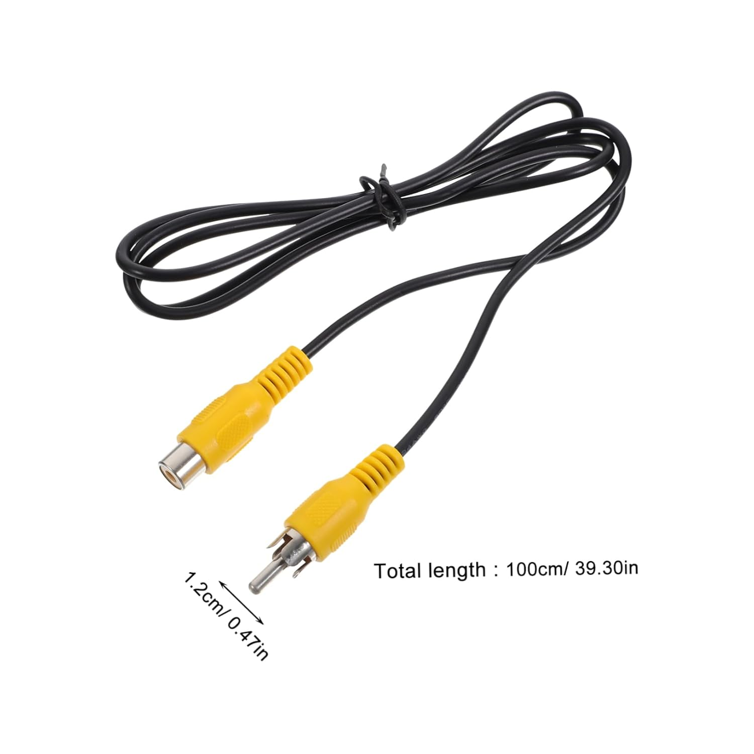 DOITOOL RCA Audio Extension Cable Male to Female for and Home Entertainment Setups for Reliable Connection image number 6