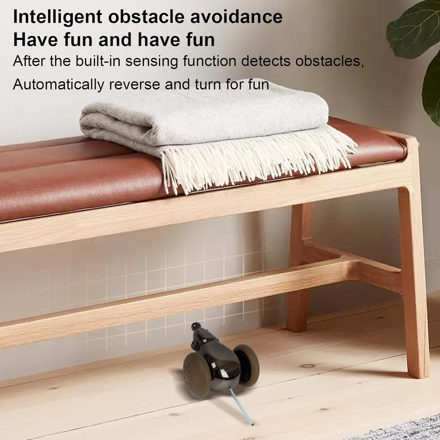 Remote Control Mouse for Cats - Cat Pets Relieve Boredom Toy,Brilliant Light Tail Smart Realistic Mouse Toy Relieve Boredom image number 2