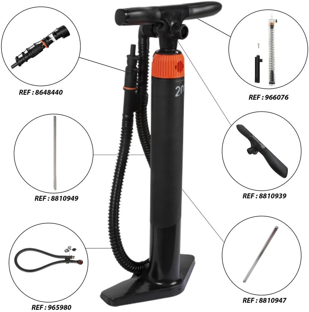 Decathlon Stand-Up Paddle and Kayak Double Action High-Pressure Easy Pump 20 Psi - Paddle Pump image number 3