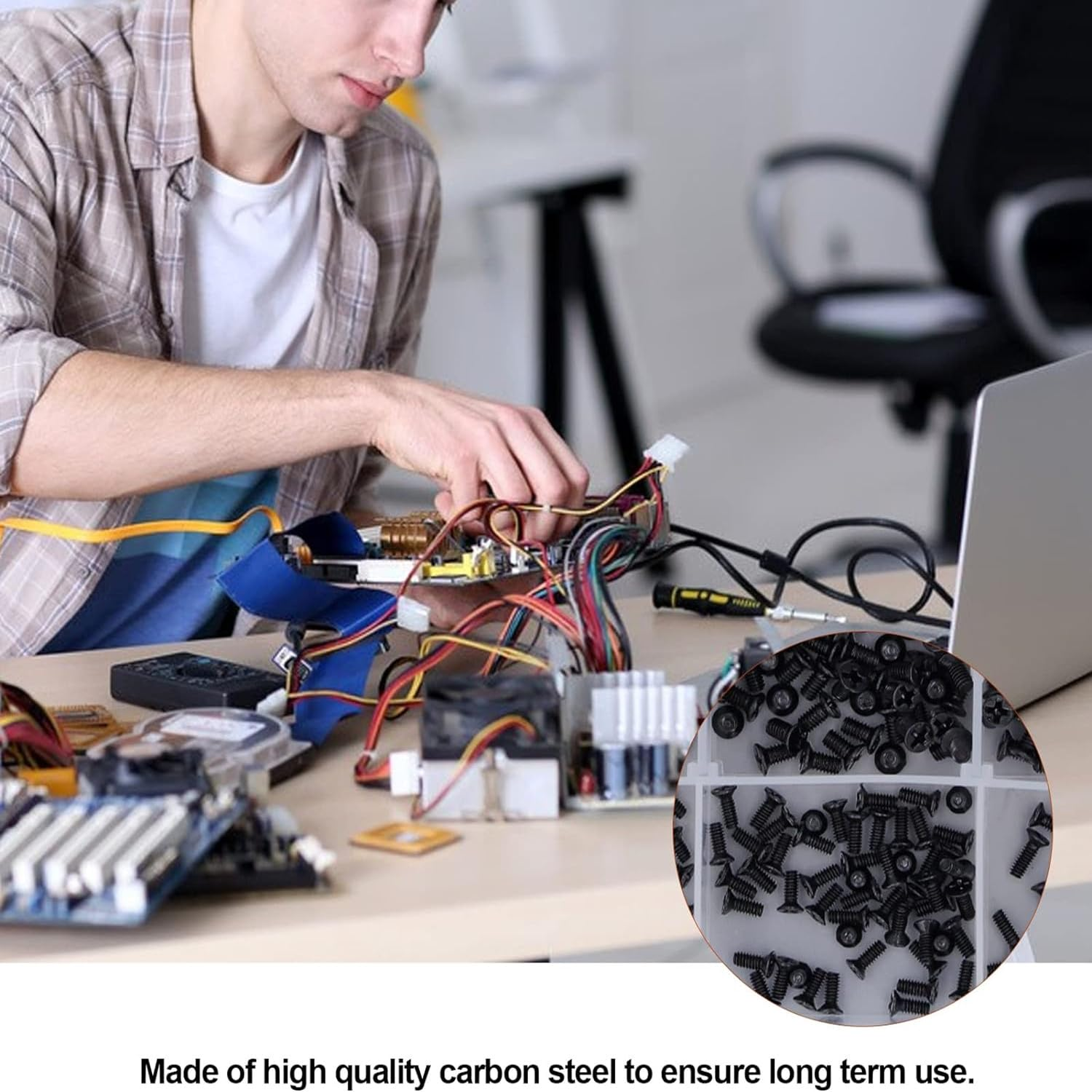 600Pcs M2 M2.5 M3 Laptop Screws, Laptop Notebook Computer Screws Set Kit for IBM HP Dell Samsung Sony Toshiba Gateway Acer Lenovo (12 Sizes) image number 6