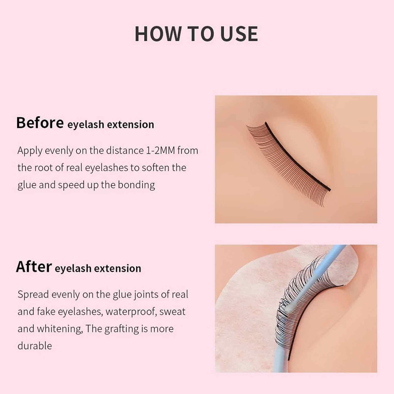 Eyelash Bonder | Lash Sealant Longer Retention Can Wash Face, Help Glue Bond Better | Accelerator Lash Extension Sealant Longer Retention Reduces Irritation Waterproof Oil-Proof Maijia image number 4