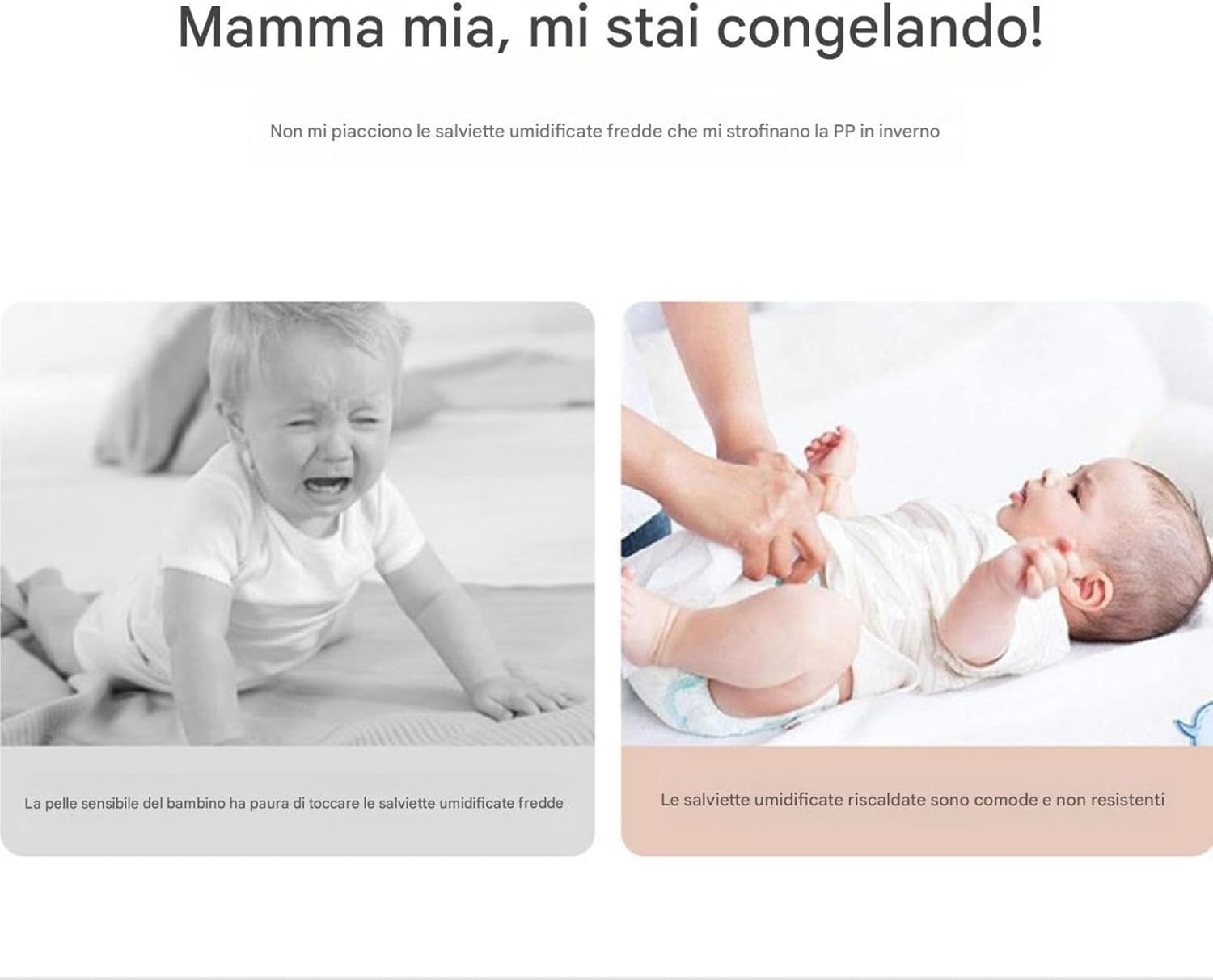 Baby Wipe Warmer, Portable Wipes Dispenser, Large Capacity Wipe Warmer, USB Wipe Warmer, Adjustable Wipe Heater, Portable Baby Wipe Warmer with Adjustable Temperature and Large Capacity for Travel - Pink image number 4