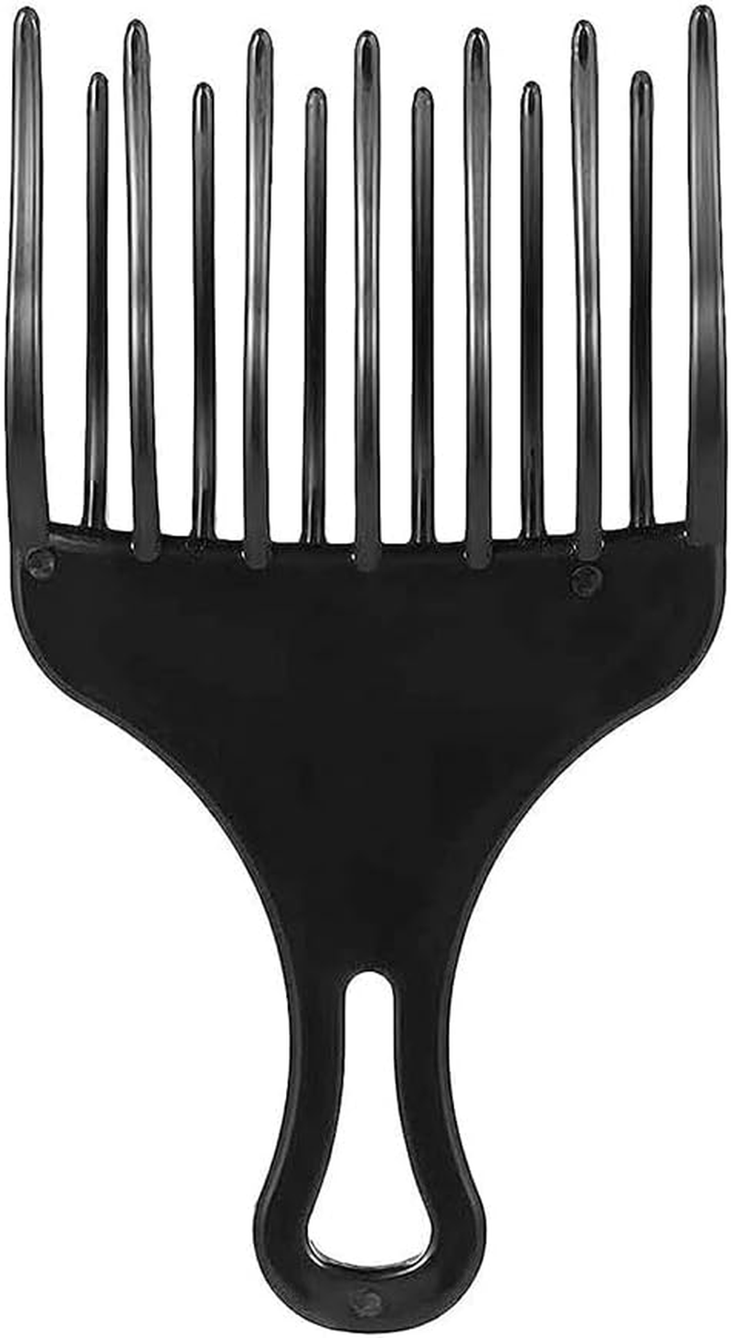 CENPEK 10 Pcs Afro Comb for Curly Hair - Plastic Wide Hair Pick Comb Set for Styling, Detangling, and Hair Care, Double Fist Pick Comb for Afro, Curly, and Wavy Hair image number 6