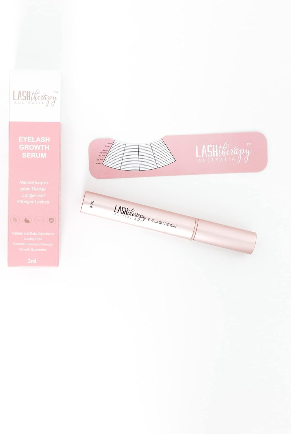 Lash Therapy Australia Eyelash Growth Serum Lash Enhancing, Boost and Grow Lashes Cruelty Free, 3Ml image number 1