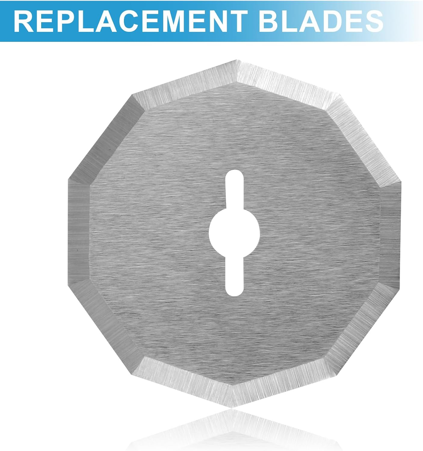 4Pcs Rotary Cutting Blades, Replacement Rotary Knives for Fabric Quilting Sewing Crafts, Compatible with Worx WX082L 4V Zipsnip Electric Scissors Fits RC2600K RC2601 RC2602 WX080L image number 1