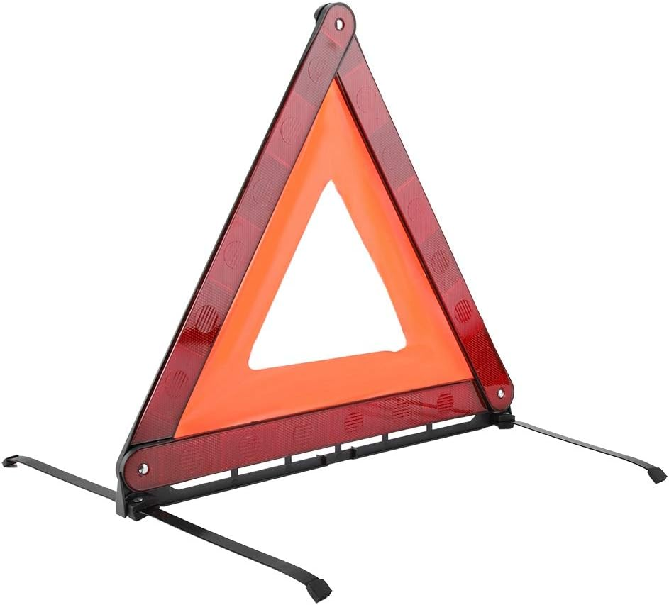 Car Stop Sign, Emergency Reflective Warning Board, Foldable Heavy Metal Fault Sign Board, Motorcycle Use for Fault Emergency Sign Truck