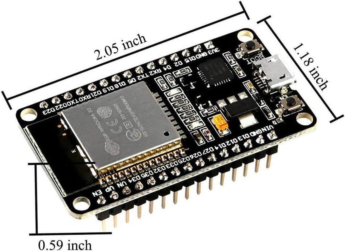 3Pcs ESP-WROOM-32 ESP32 ESP-32S Development Board Dual Mode Microcontroller Processor image number 1