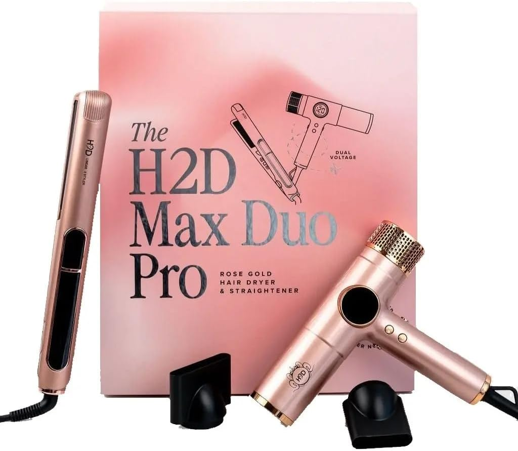 H2D Pro Dynamic Rose Gold 2000W Professional Hair Dryer