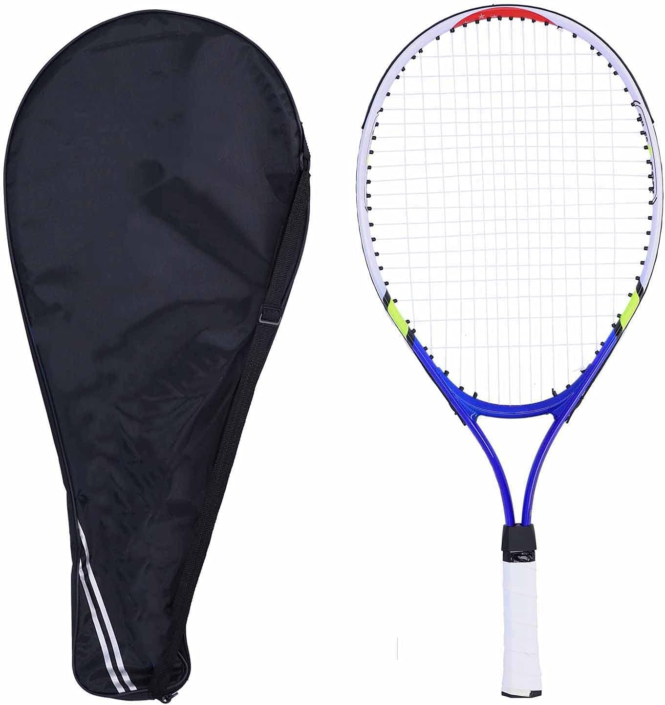 Tennis Racket for Kids - Practice Tool for Beginners, Maintains Stability and Saves Energy (Blue)