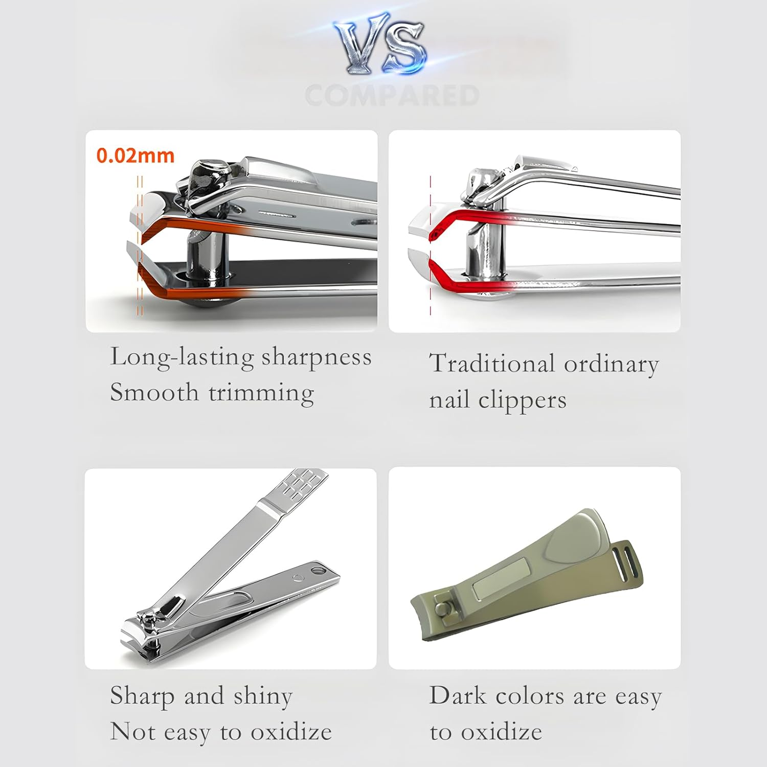 Manicure Set, 16 Pcs Stainless Steel Pedicure Kit Professional Nail Clippers Manicure Kit Personal Nail Care Kit with Pattern Leather Black Travel Case, Portable Grooming Kit for Men and Women image number 3