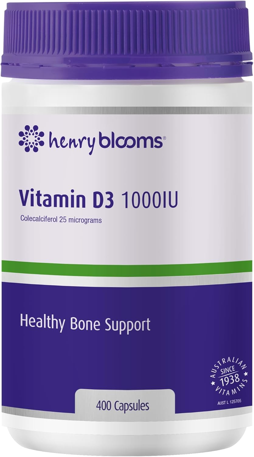 Henry Blooms 1000IU Vitamin D3, 400 CAPSULES, 0.2 Kilograms image number 2
