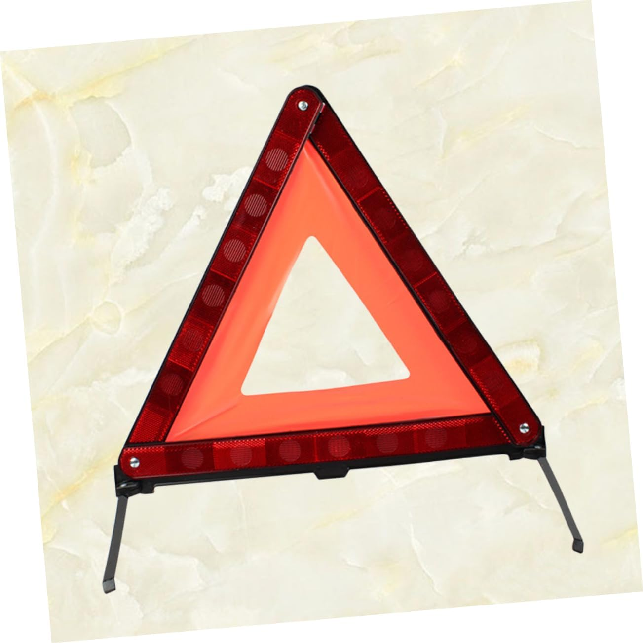 SOLUSTRE Warning Triangle Road Safety Warning Sign for Roadside Reflective Triangles for Car Safety Emergency Road image number 4