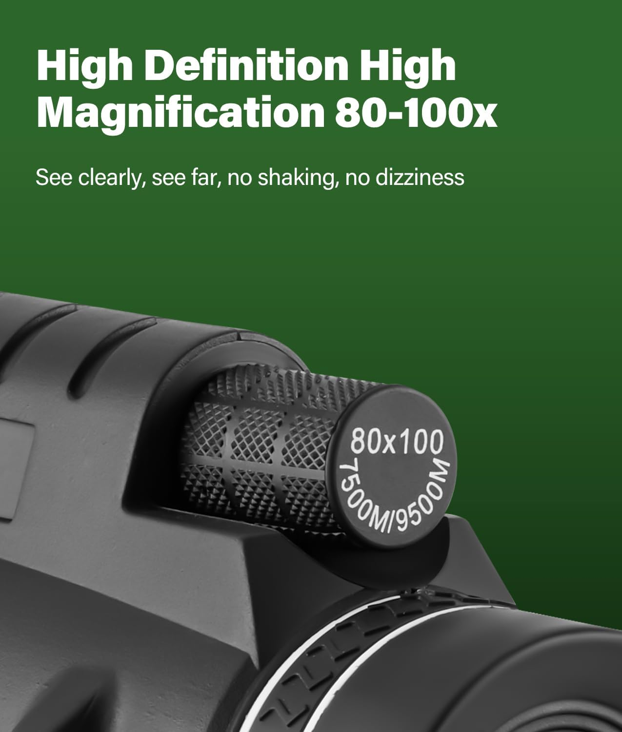 PAHTTO Monocular 80 X 100 Zoom, Monocular Telescope with Smartphone Holder and Stretchable Tripod, Monocular Telescope Waterproof for Bird Watching, Hunting, Travel, Concert, Outdoor Sports image number 5