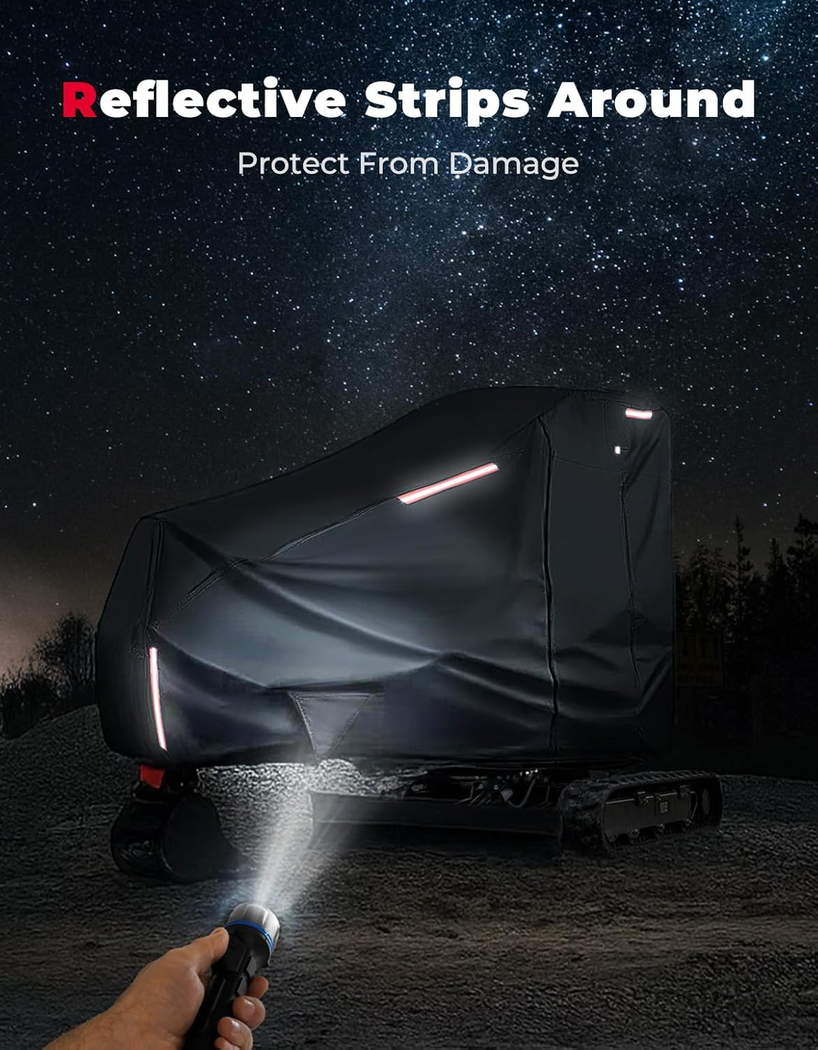 KEMIMOTO Mini Excavator Cover Compatible with Kubota U17 / Kubota KX018-4 / Bobcat E17 / Bobcat E19 / Bobcat E20 Waterproof and Ventilated Cover with Side Zipper image number 4