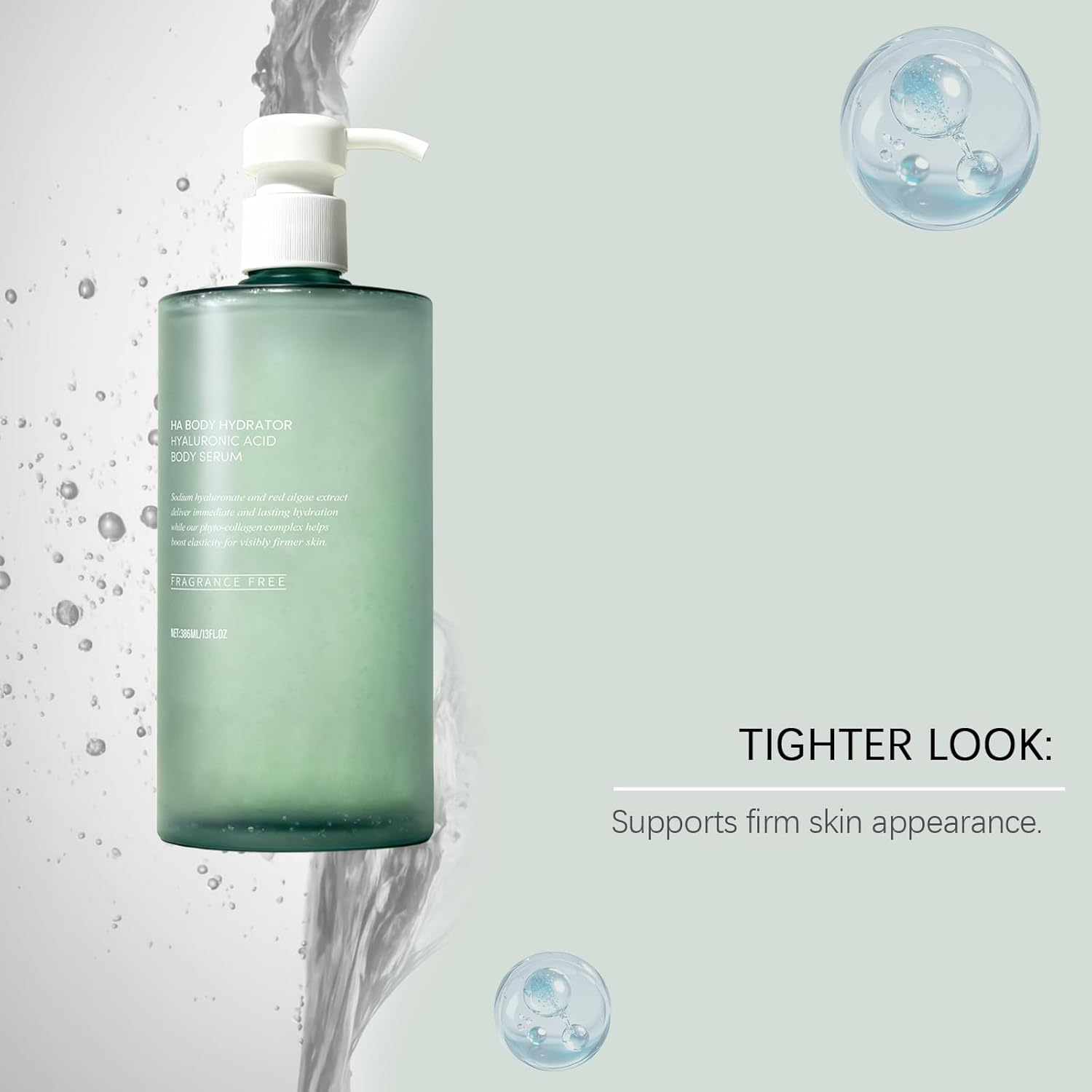 Hyaluronic Acid Body Serum, HA Body Hydrator for Dry Skin, Lightweight Bodys Serum for Deep Hydration, Fast Absorbing Moisturiser with Hyaluronic Complex, Non-Greasy Daily Hydrating Care (1) image number 3