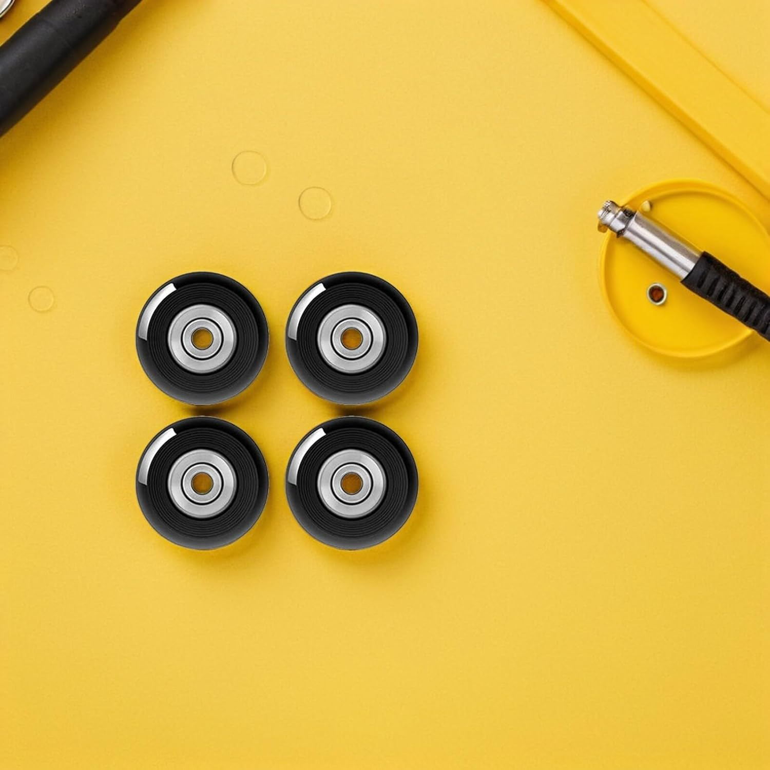 CALLARON Replacement Wheels for Luggage Rubber Suitcase Wheels Bearings Repair Kit for Travel Suitcases image number 1