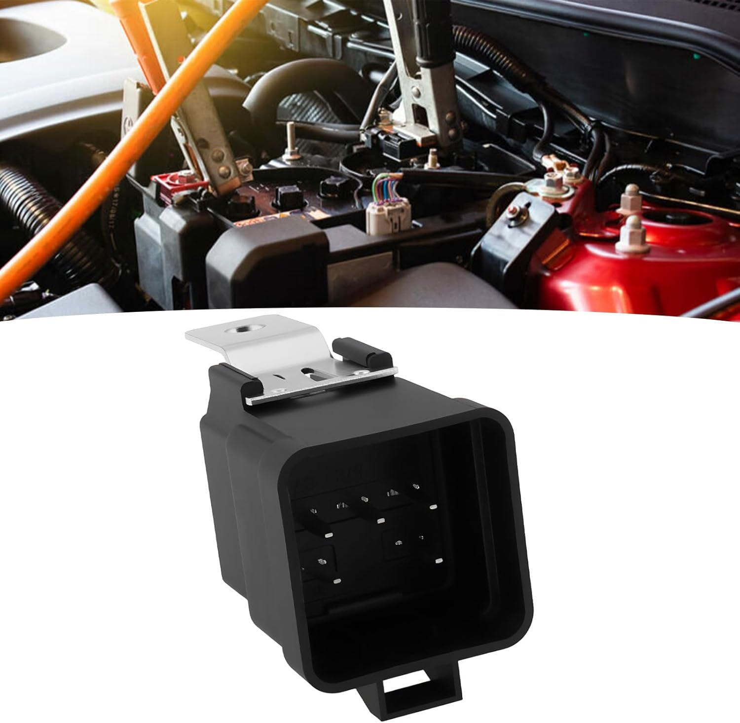 Ecsing 5Pin Automotive Relay 898H-1CH-D1SW-R1 U05 12VDC 50/30A for Cars