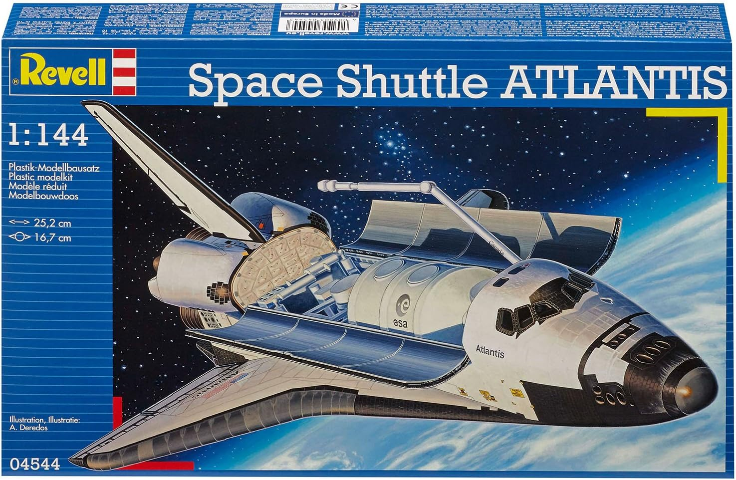 Revell 1:144 Space Shuttle Atlantis Model Kit image number 4