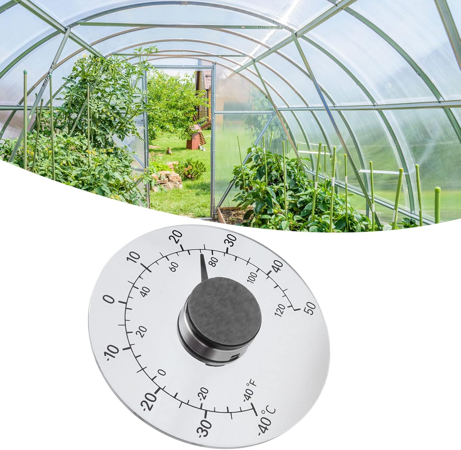 Thermometer Window Thermometer Adhesive Pointer Type Household image number 1