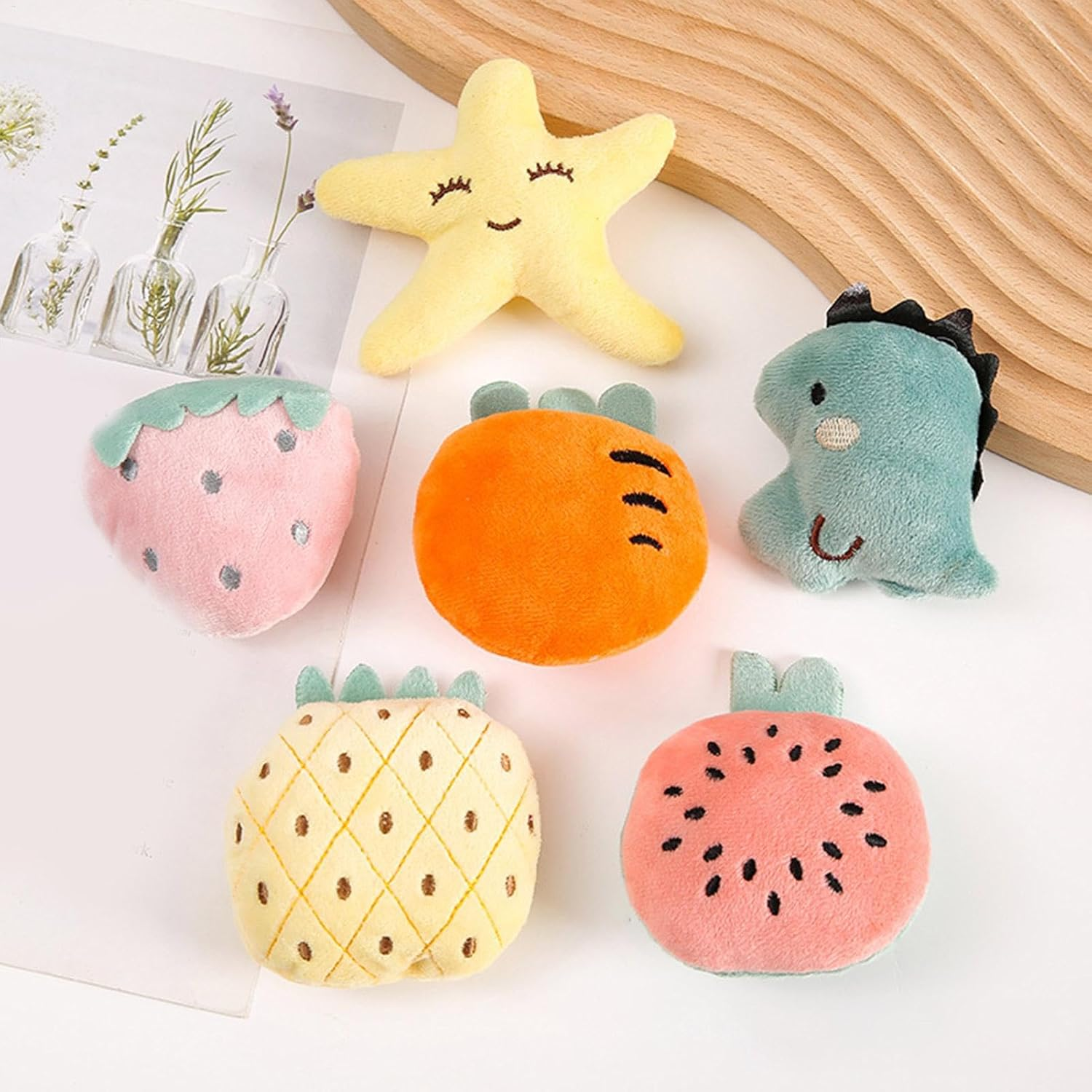 Hedgehog Toys for Cage, Small Pet Toys, 6X Small Plush Pets, Rabbit Game Animals Small Cute Little Interactive Items Hedgehog Treat Toys, Hedgehog Toys for Cage, 6X Perch Small Pet Mascot Pets | image number 6