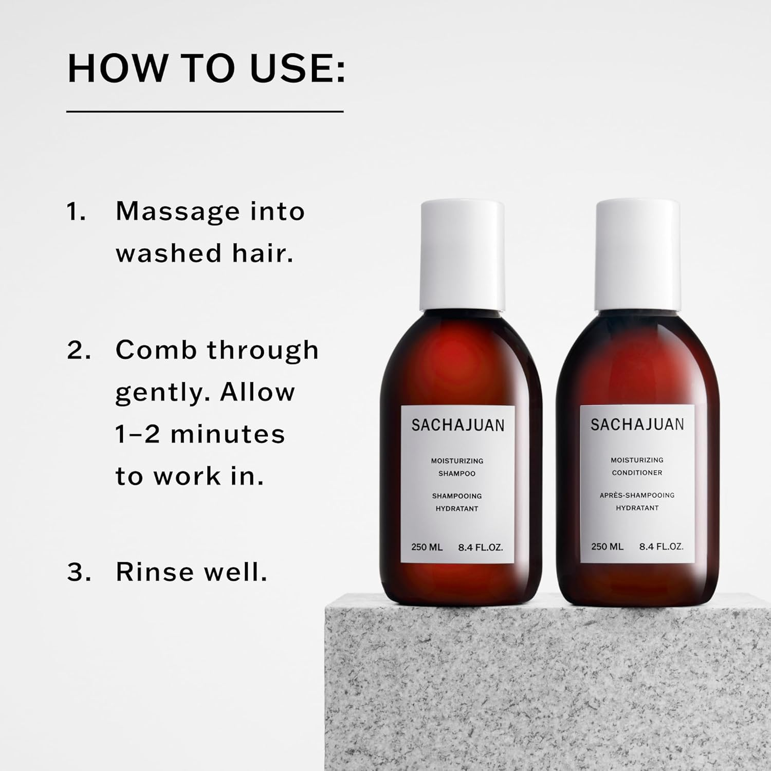 Sachajuan Moisturizing Conditioner by Sachajuan for Unisex - 3.4 Oz Conditioner, 102 Milliliters image number 3