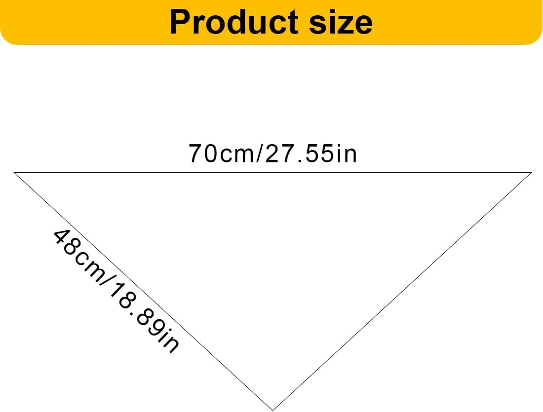 Dog Neckerchief, Cotton Plaid Pet Bandana, Washable Pet Bandana, Triangle Bib, Puppy Neckerchief, Dog Triangular Scarf, Adjustable, for Small, Medium, Large Dogs, Cats Pets image number 4