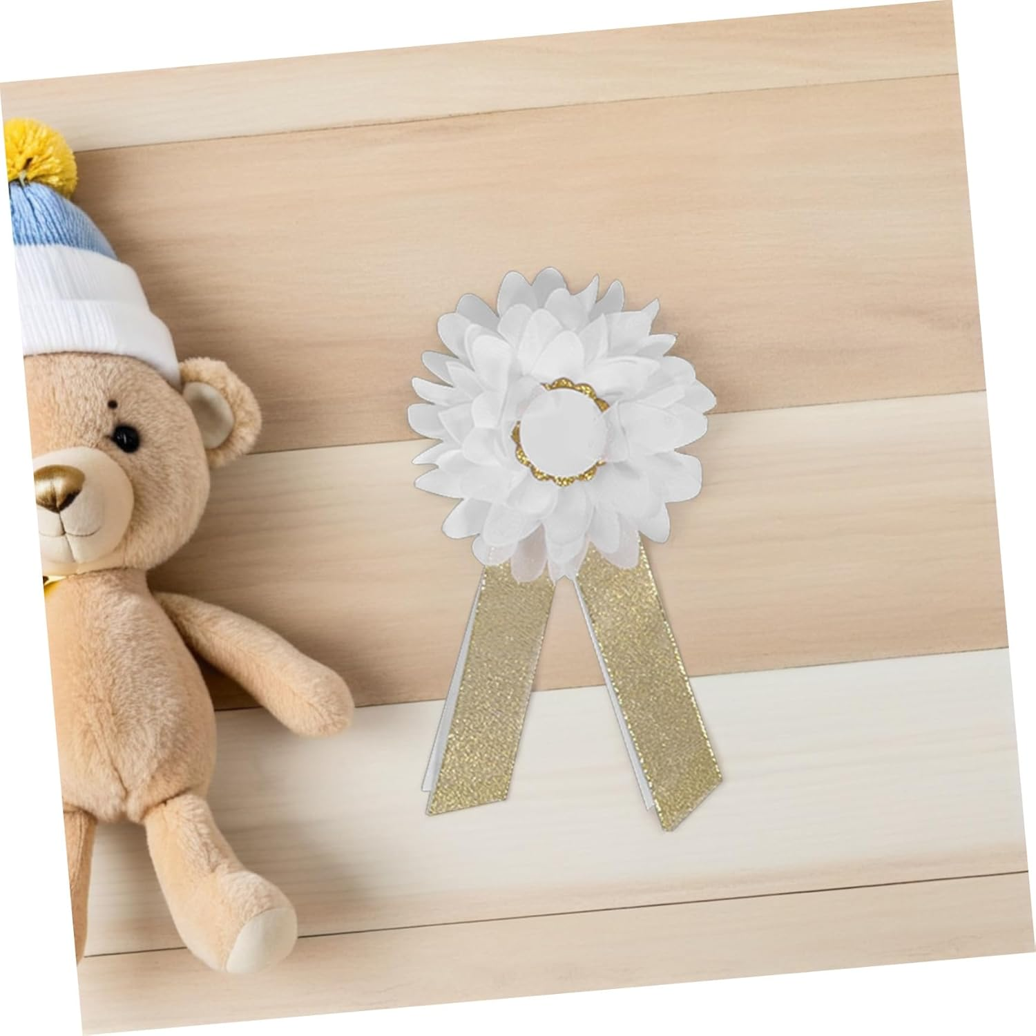 Garneck Adjustable Floral Maternity Sash Belt for Pregnant Women Breathable Soft Fabric with Back Support Stretchable Belly Band for Shower and Pregnancy Photography Props image number 5