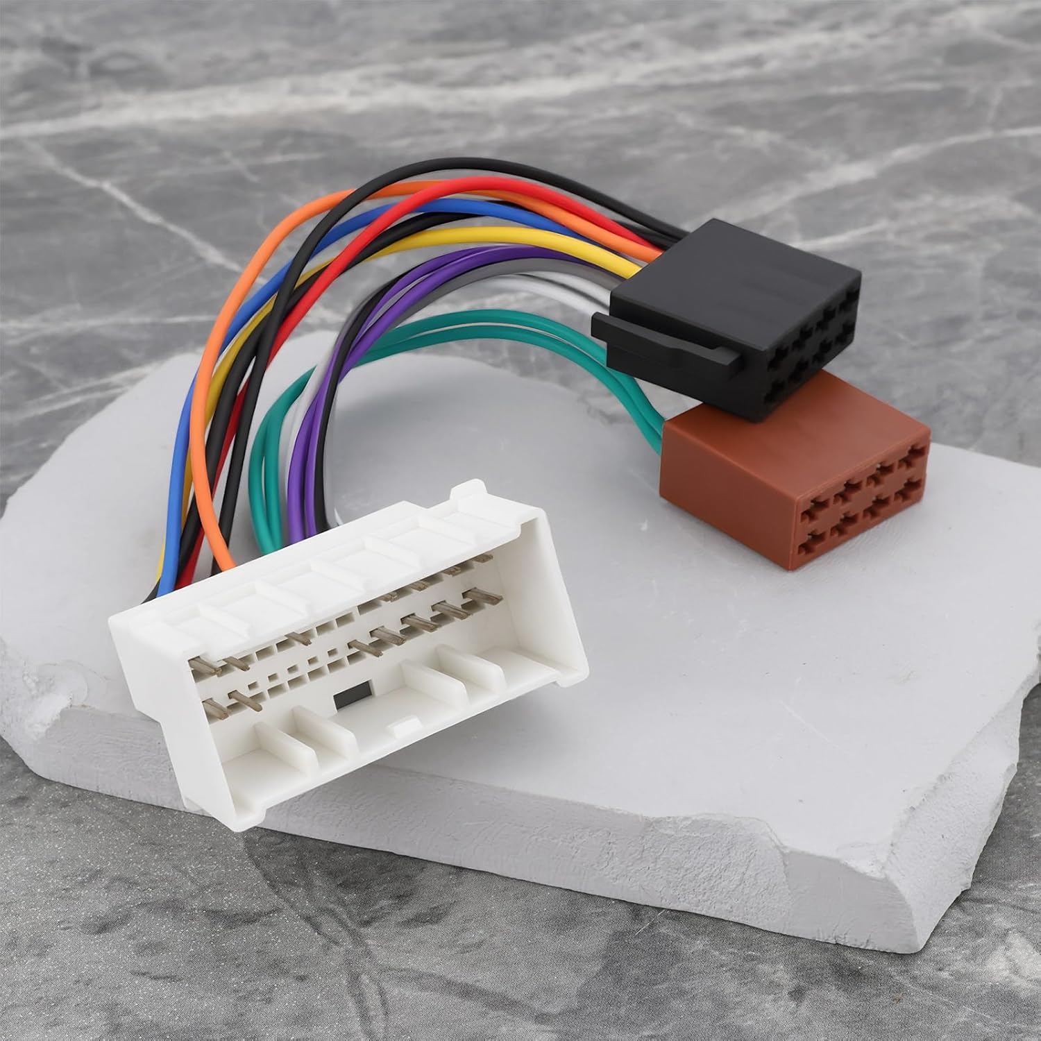 YINETTECH 2Pcs Car Radio Adapter Cable ISO Harness Compatible with Kia 2005+ image number 5