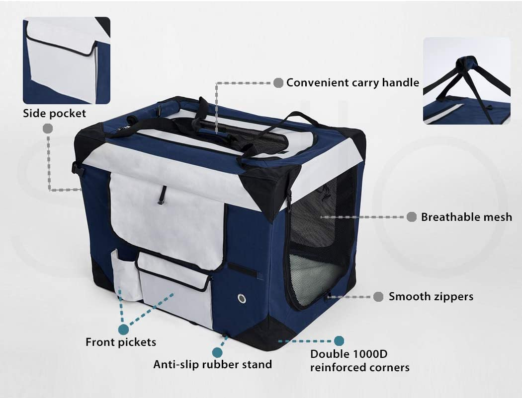 Pawz Pet Carrier Bag - Spacious Outdoor Travel Hand Portable Crate M for Dog and Cat, Luggage & Travel Gear, Backpack, Kennel image number 4