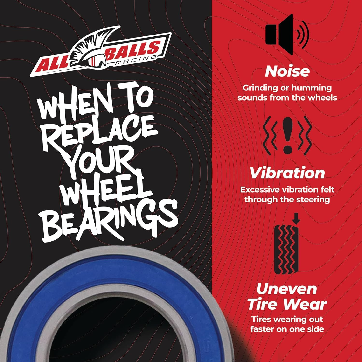 All Balls 25-1482 Wheel Bearing Kit image number 1