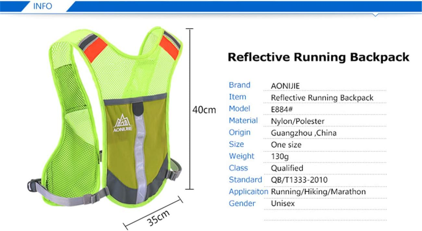 AONIJIE Outdoor Hiking Hydration Backpack Marathon Backpack Male Lightweight Vest Climbing Cycling Backpack - Green image number 4