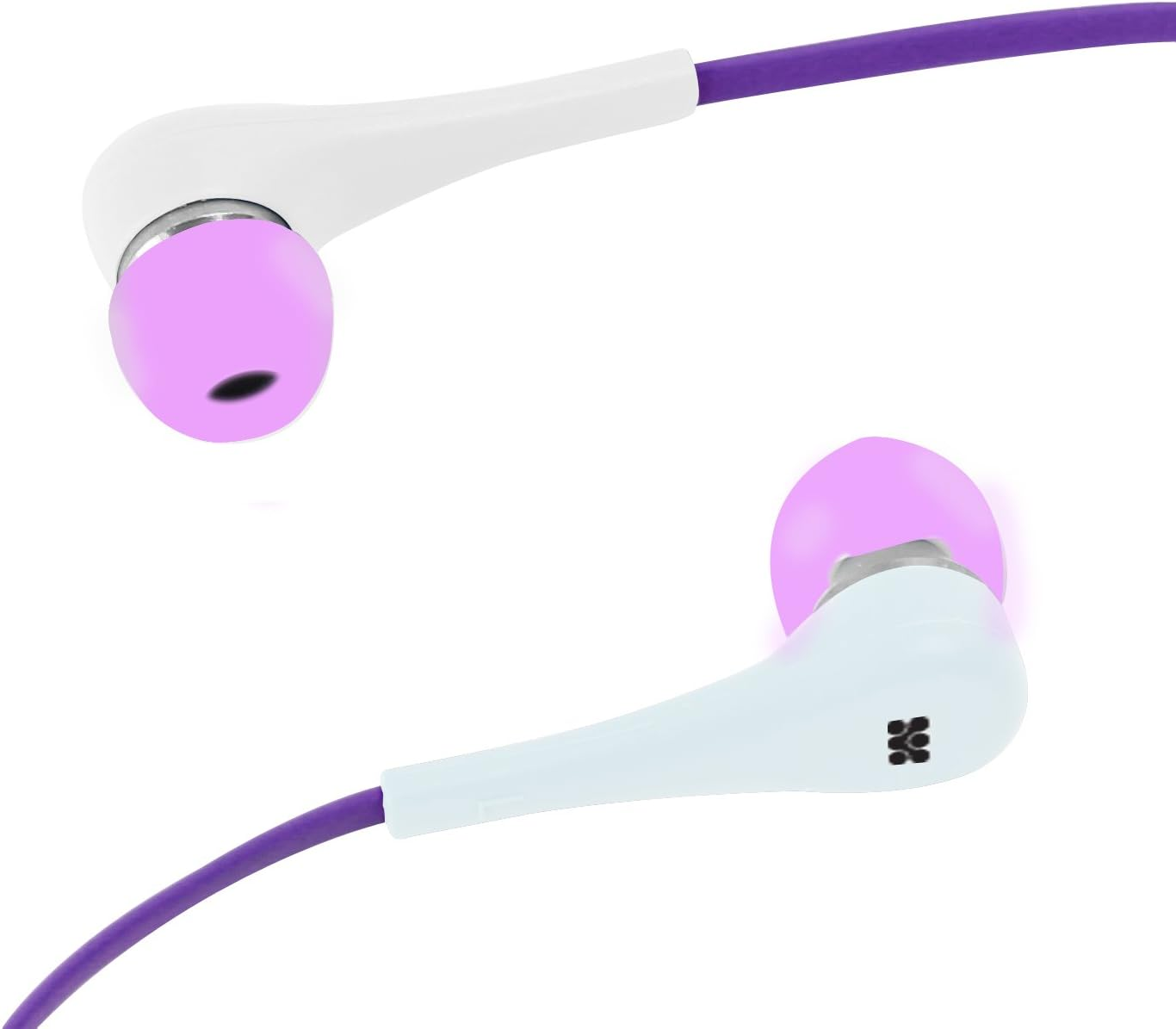 PROMATE Stereo Handsfree Earphones with Calls Built-In Mic Red Symphonia