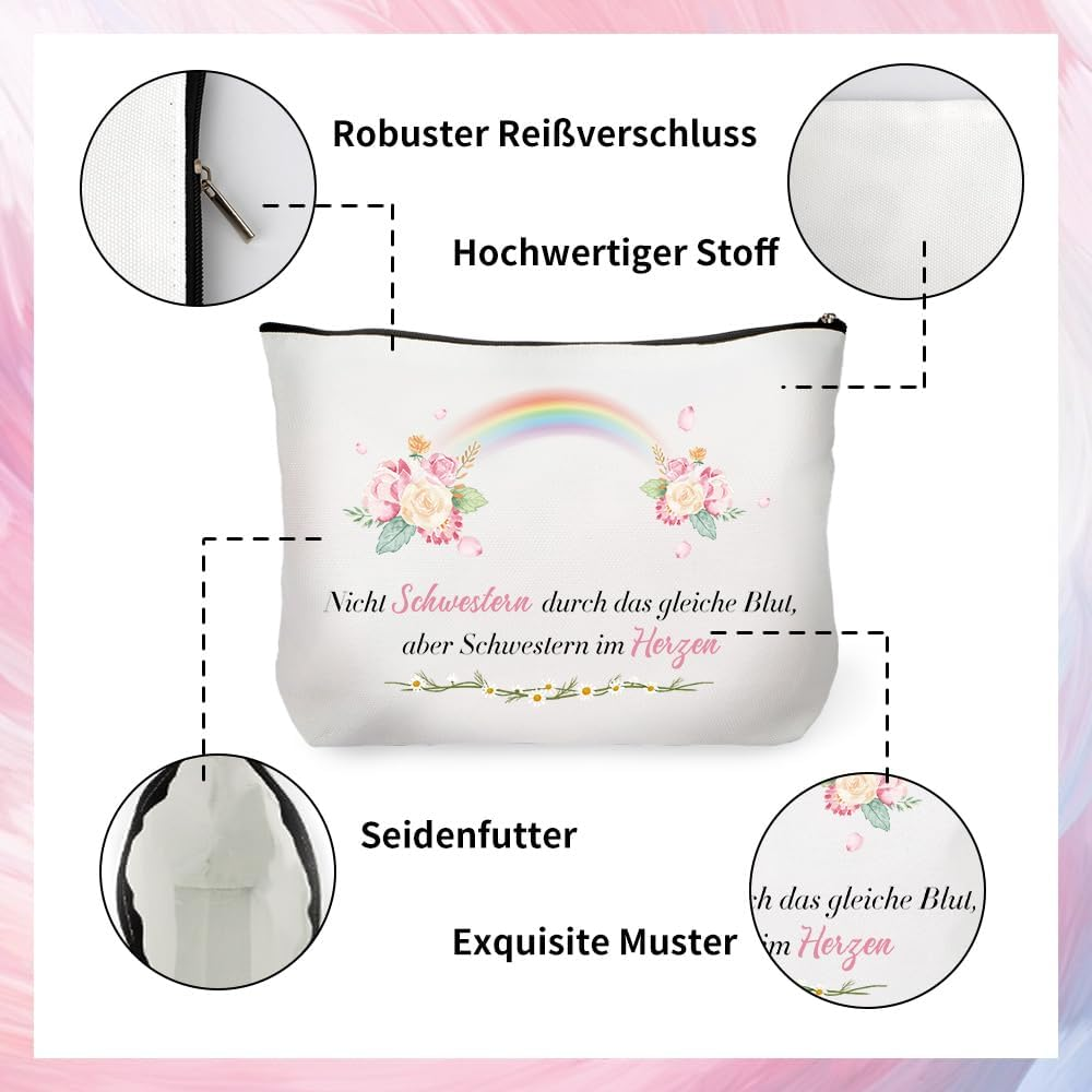 Best Friends, Gift Ideas for Friends, Friends, Gifts, Girlfriends, Gift, Best Friends, Birthday, Best Friend Gifts, Christmas, Cosmetic Bag Bag for Boyfriend, D'Alene To, Cosmeticcase-Freund02 image number 1