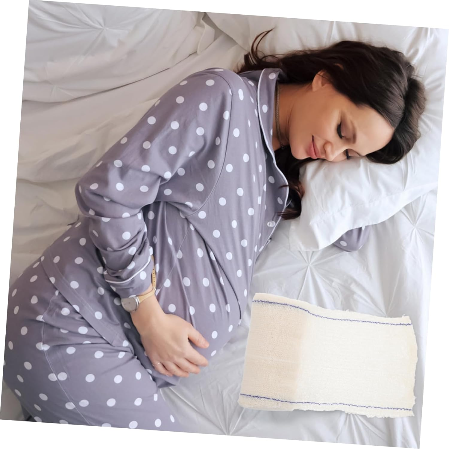 Postpartum Belly Band Chest Wrap for Women Adjustable Compression for Comfortable All Day Wear Essential Support for Postpartum Pelvic Correction image number 1