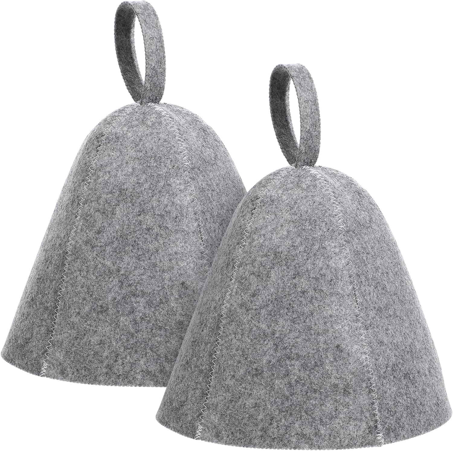 4Pcs Sauna Hat, Wool Felt Sauna Cap, Russian Steam Hat, Unisex Sauna Hat for Women Men Steam Bath Sauna Accessories