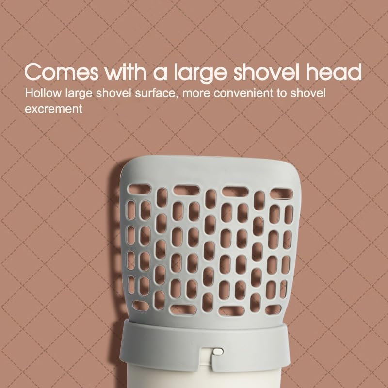 Tootoo Cat Litter Scoop Integrated Detachable Shovel Holder Poop Pet Sifter Cleaning (1X Cat Litter Shovel+2 Roll Bags) image number 4