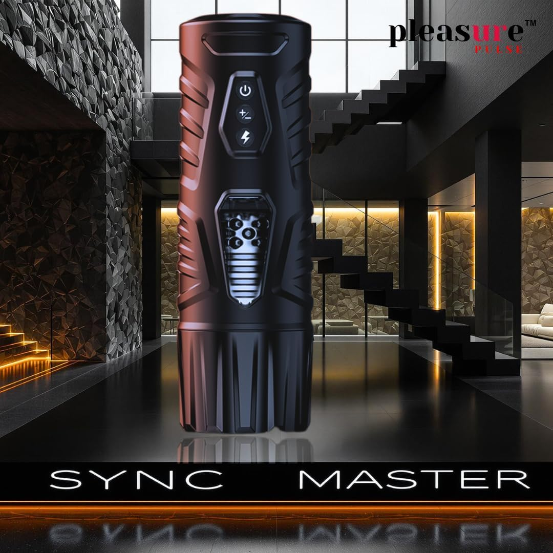 PLEASURE PULSE Male Masturbator Sex Toy for Men Smart AI APP Controlled Ai-Powered Motion Syncing to Adult Video Content NEW 2025 Next Gen Automatic Masturbating Cup with 7 Thrusting & 7 Rotating Modes for Penis Stimulation, Electric Pocket Pussy, 3D Realistic Blowjob, Hands-Free Stroker, Strong Suction Cup, Carbon Storm image number 3