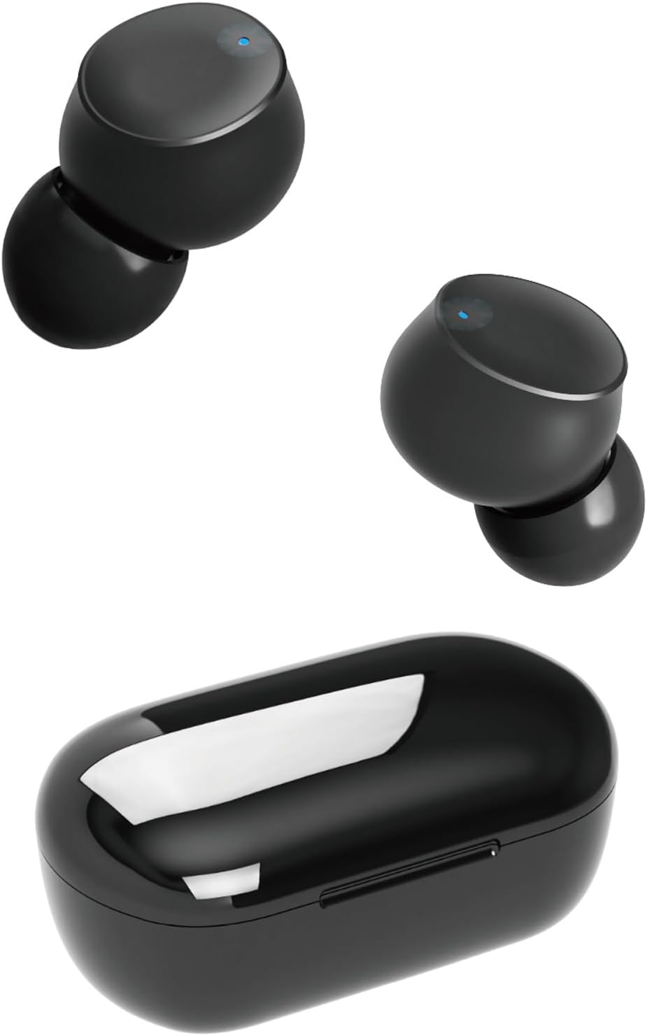 Kashimura Ultra Lightweight & Beans Type Fully Wireless Earphones, AAC Waterproof IPX4, Can Be Used While Working Out! BL-141 Type-C Charging Case Included, Black
