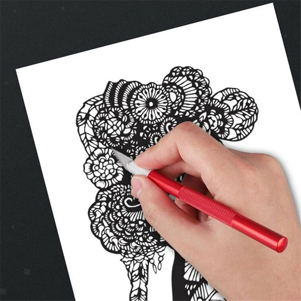 100X #11 Knife Replacement Blades for Exacto Carbon Steel Hobby Arts Craft Tool image number 1